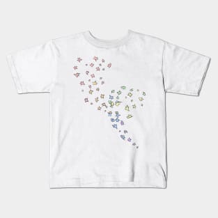 Gay Pride Rainbow Leaves Kids T-Shirt